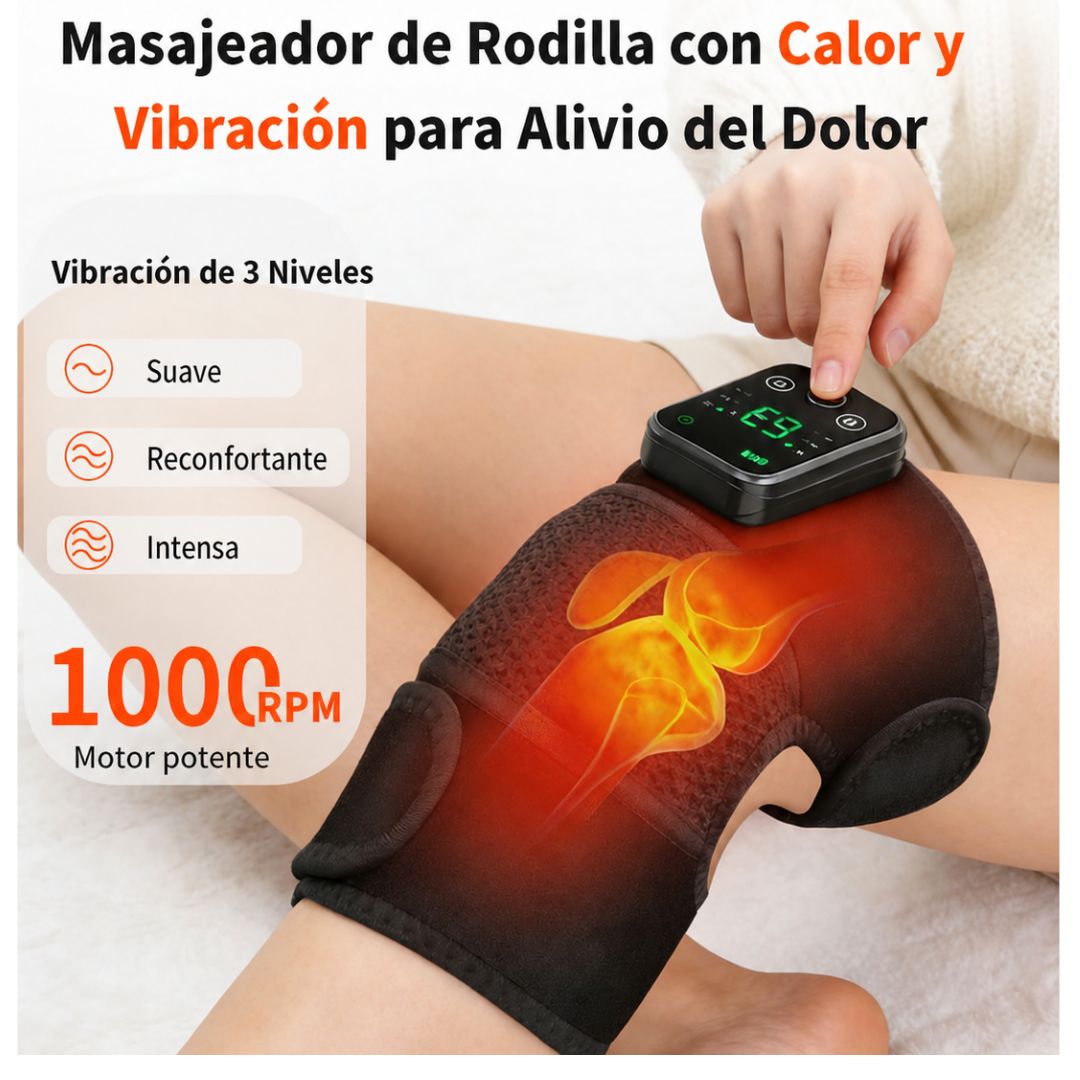 Rodillera Térmica Masajeadora